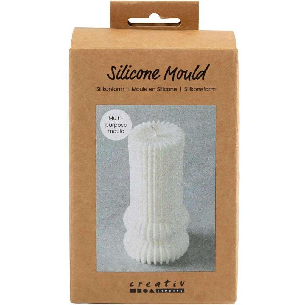 Creativ Company Silicone Mould - Ribbed Cylinder With Arches (371198)