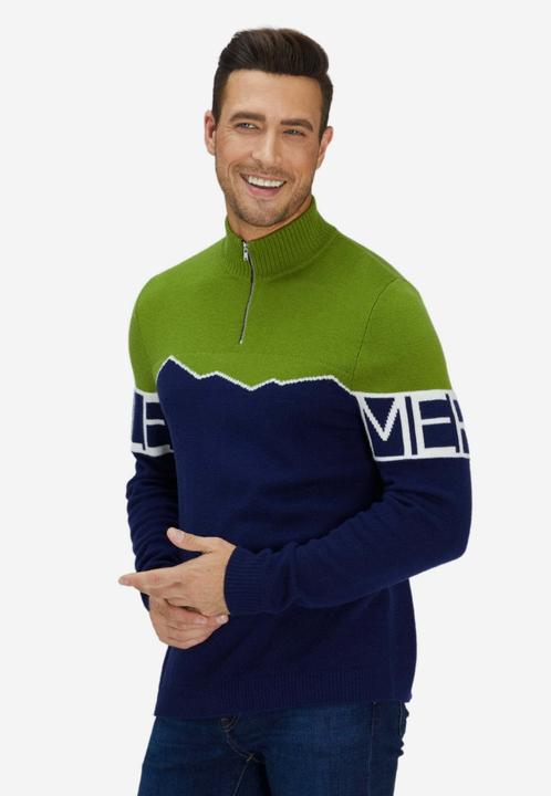 Produktbild Bellemere Pullover Merino Super Fine Mountain Print Sweater (M)