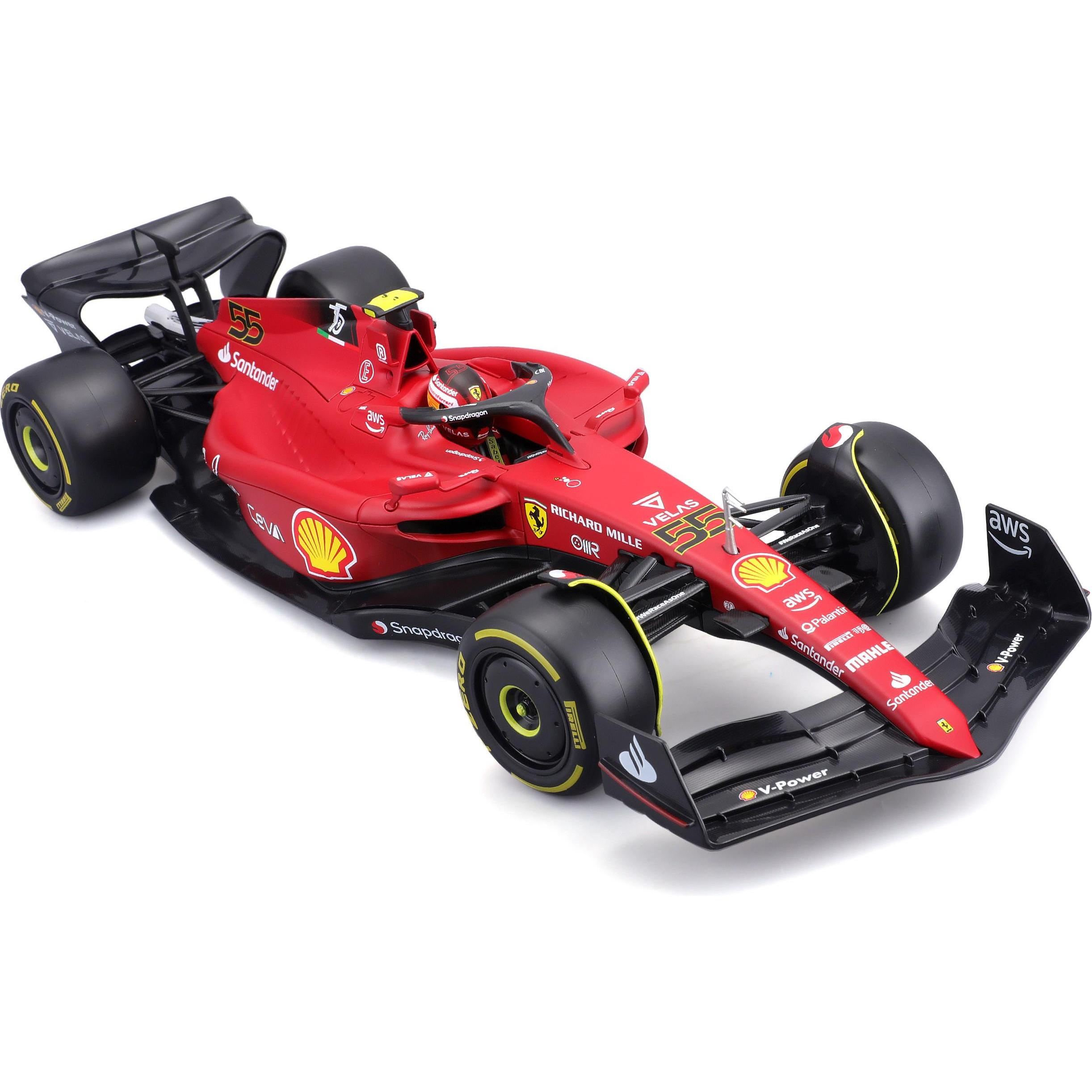 Bburago Ferrari F1-75 2022 C. Sainz 1/18