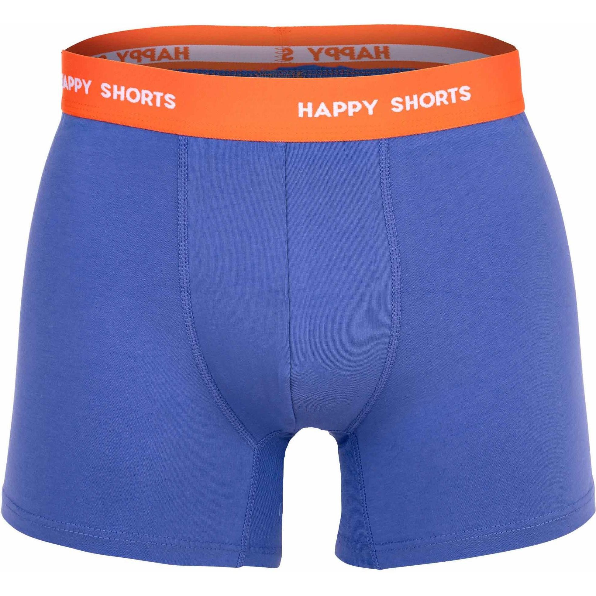 Thumbnail - Happy shorts, Herren, Unterhosen, Boxershort Casual Bequem sitzend, Mehrfarbig, (XL, 3er Pack)