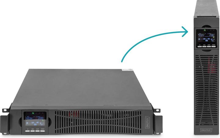 Actual product image Digitus OnLine UPS system, 1500 VA / 1500 W (1500 VA, 1500 W)