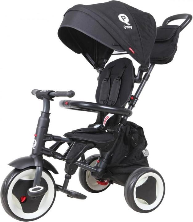 Actual product image Qplay Rito Plus tricycle black