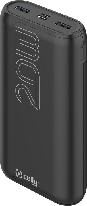 Produktbild Celly PBPD20000EVOBK, 20000 mAh, Black (20000 mAh, 20 W)