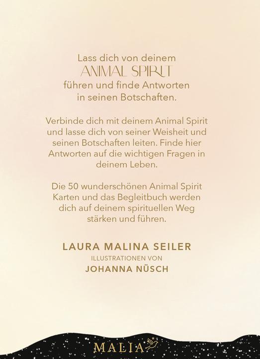 Actual product image Spiritual messages from your Animal Spirit (German, Laura Malina Seiler, 2024)