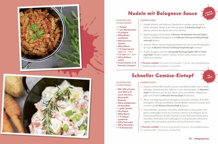 Produktbild Mix-Rezepte für Babys und Kleinkinder (Deutsch, Christine Ellinger, Petra Reschenhofer, 2018)