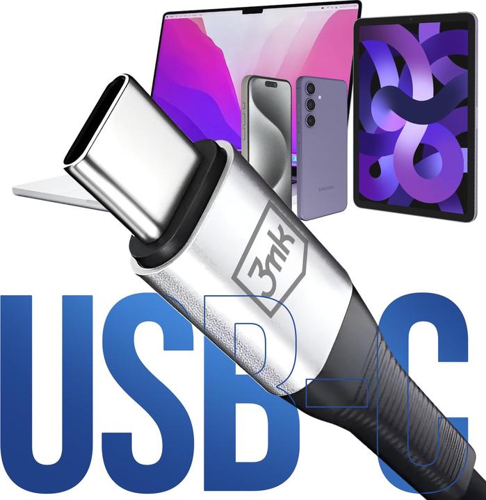 Image du produit 3MK USB C — 3.5mm Klinke (1 m, Jack 3,5 mm (AUX))