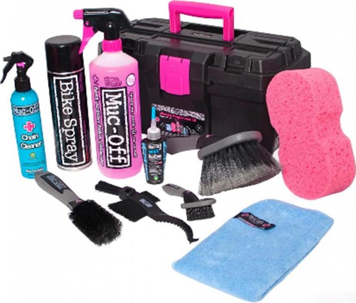 Immagine prodotto Muc-Off Kit Bicicletta Ultimate (1800 ml, Lubrificante universale, Spugna, Pulitore per biciclette, Detergente per catena, Set di cura)