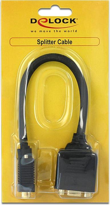 Image du produit Delock Adaptateur VGA HD-15 (M) (3x RCA (RCA), VGA, 20 cm)
