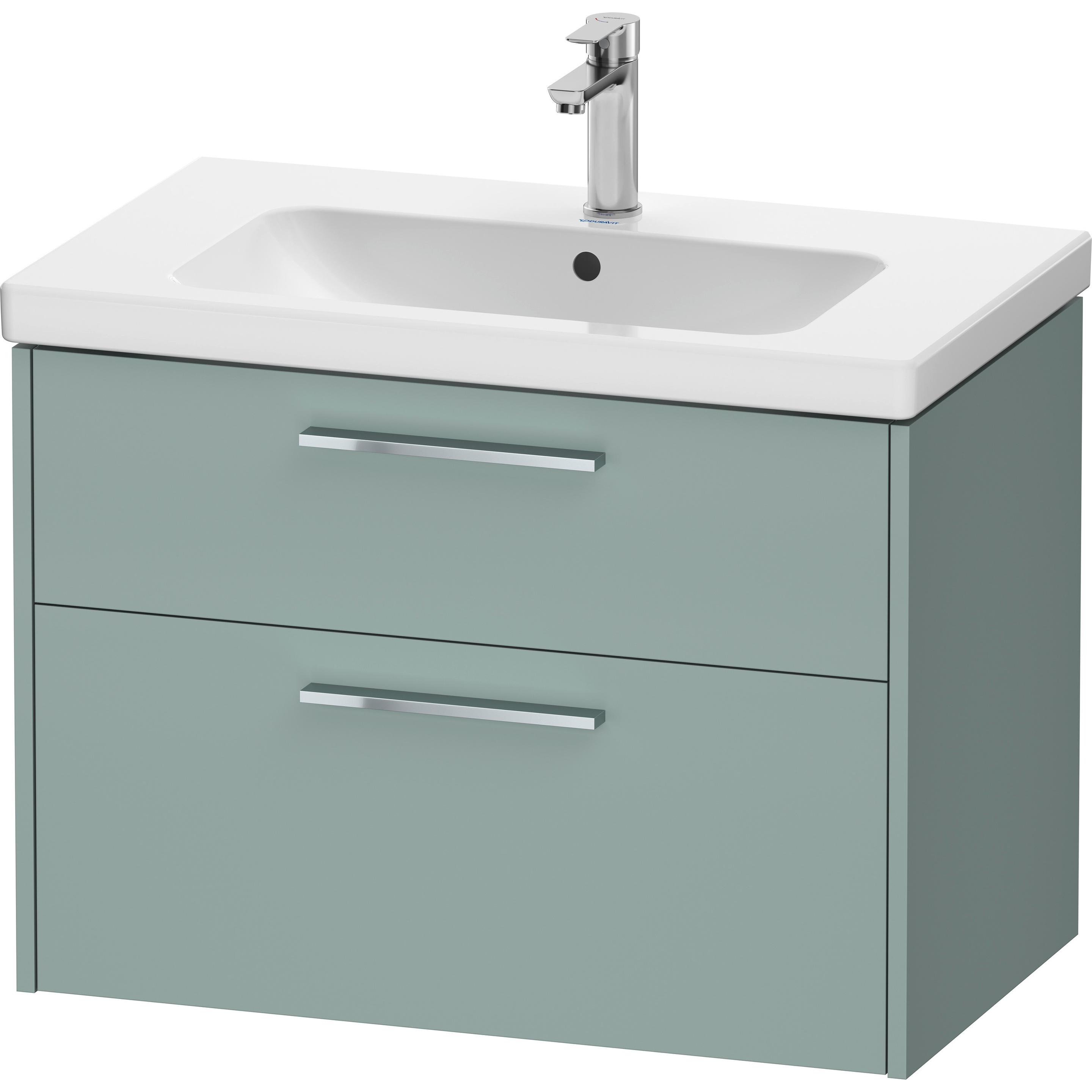 Duravit, Waschbeckenunterschrank, D-Code Waschtischunterbau, 1 Auszug, 784x460mm, Siphonausschnitt, mit Griff