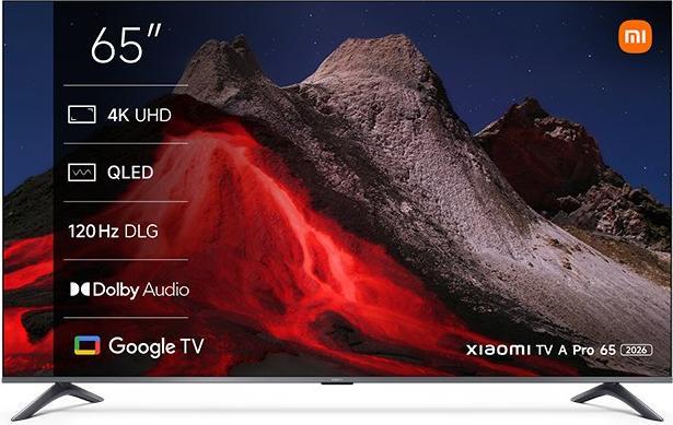Actual product image Xiaomi TV QLED TV A Pro 2026 | 65 | Smart TV | Google TV | 4K UHD (65", QLED, 4K, 2026)