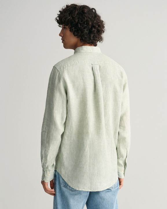 Produktbild GANT gestreiftes hemd reg linen (XL)