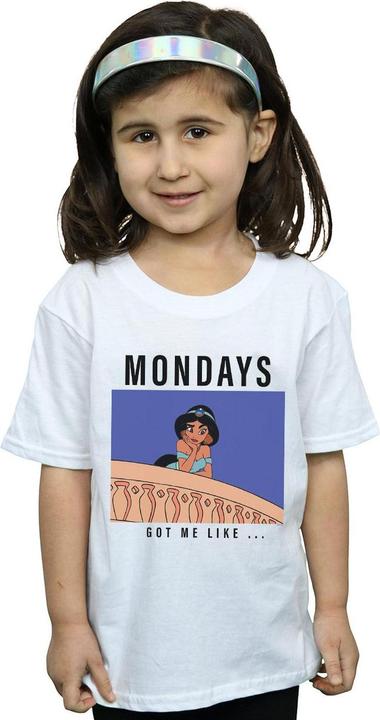 Produktbild Disney Princess Jasmine Mondays Got Me Like TShirt Mädchen (116)