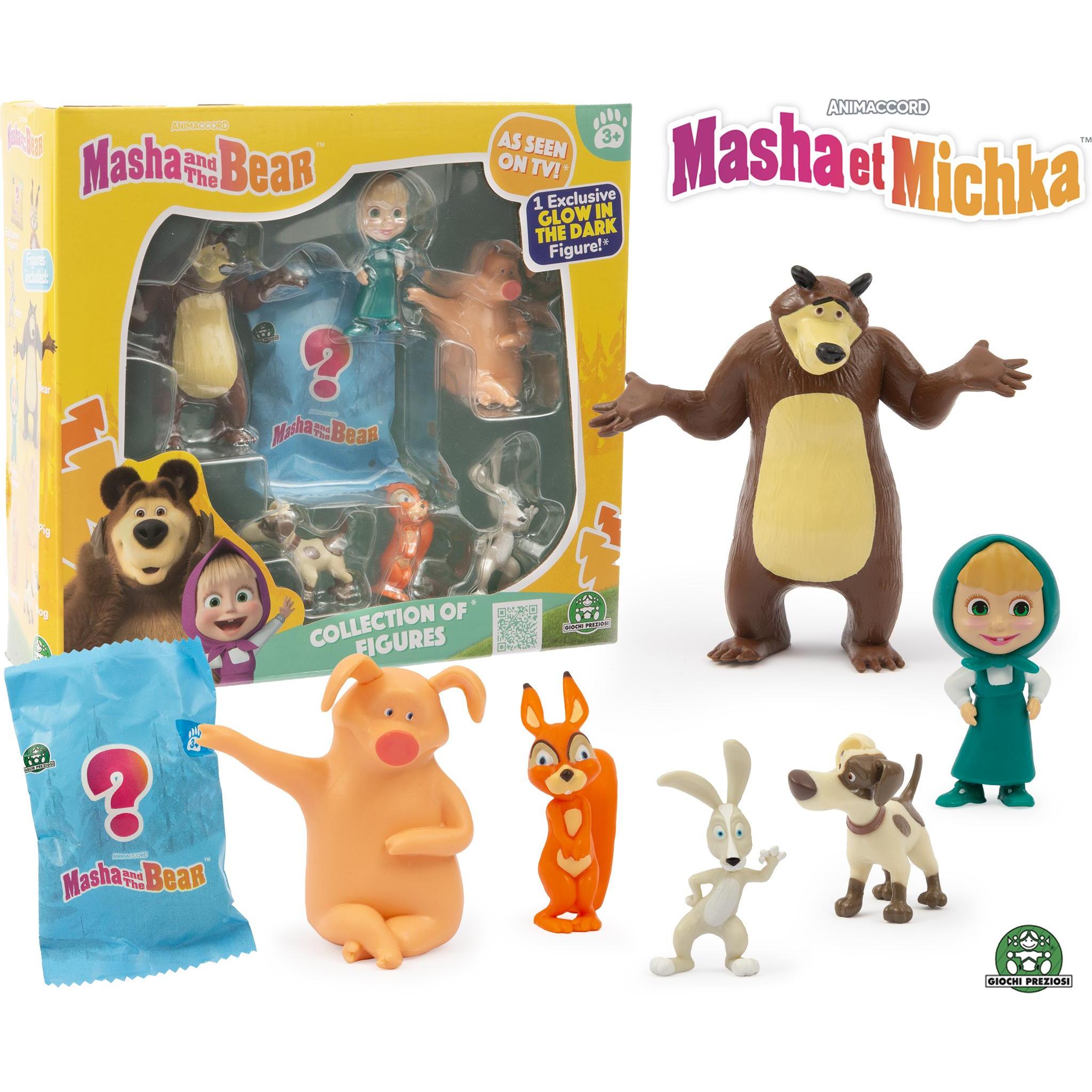 Giochi Preziosi Masha Et Michka - Coffret Figurine Multipack (6 F