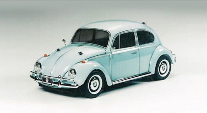 Produktbild Tamiya Karosserie VW Käfer 1:10 unlackiert