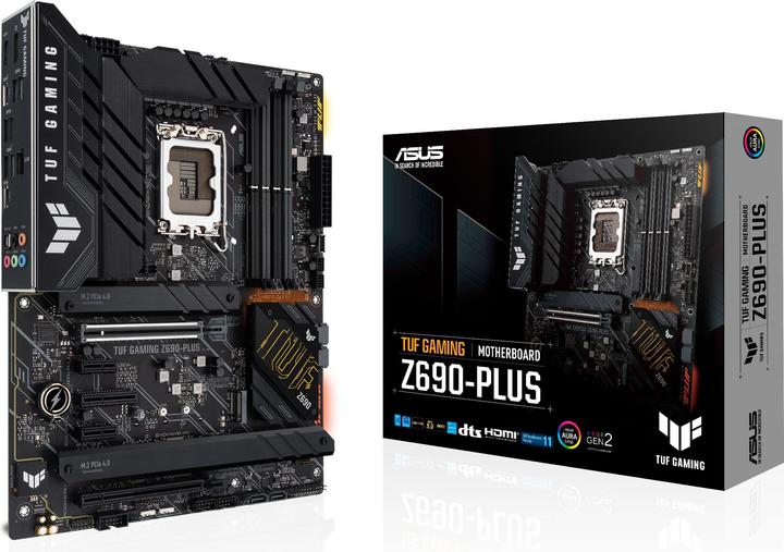 Produktbild ASUS TUF Gaming Z690-Plus (LGA 1700, Intel Z690H, ATX)