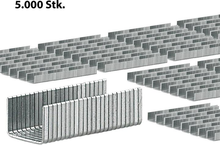 Actual product image AGT 5,000 staples with 6 mm width and 8 mm length (5 x)