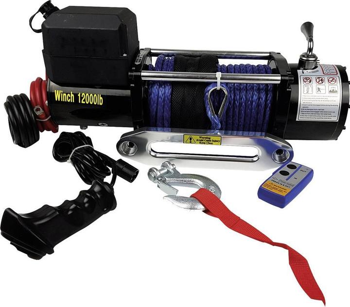 Berger & Schröter Seilwinde 12 V 10800 kg 26 m Synthetikseil