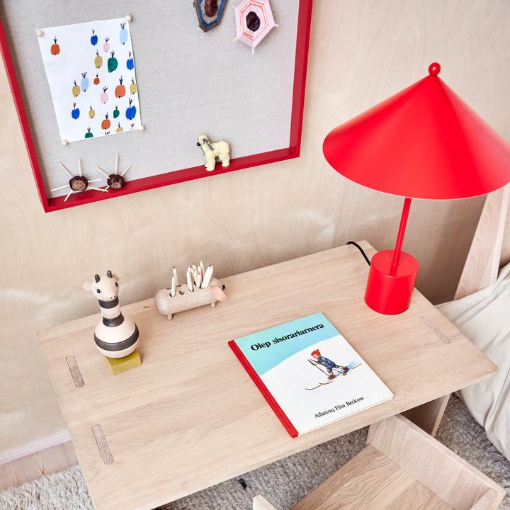 Image du produit Oyoy Lampe de table Kasa 50 cm, rouge (E14)