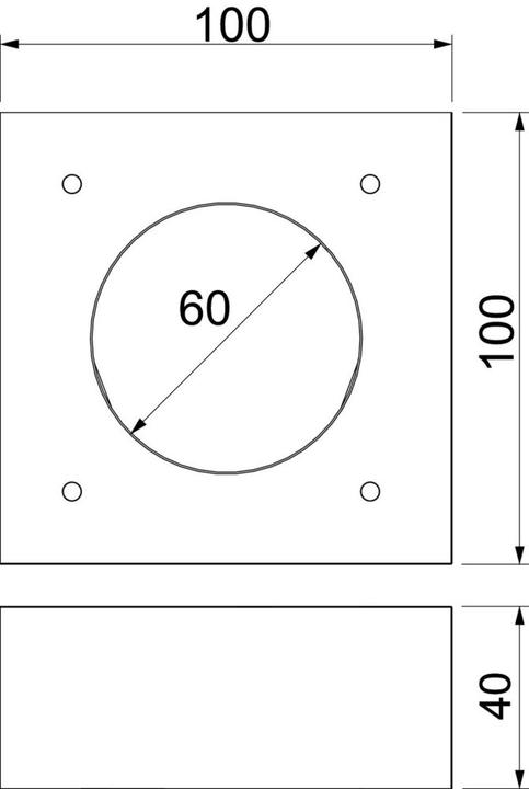 Actual product image OBO Bettermann Doubling piece (10 cm)