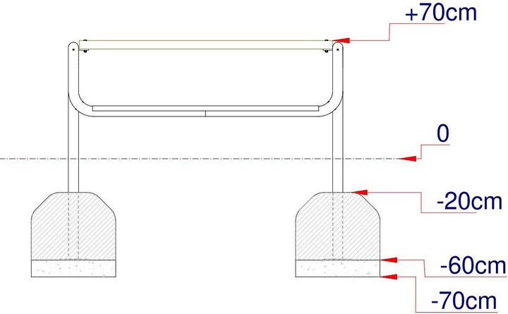 Produktbild Playparc Sitzbank Jugend (58 cm)