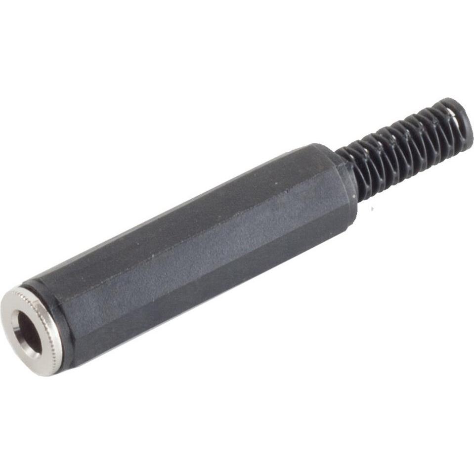 Shiverpeaks BS50700 Drahtverbinder 6.3 mm Schwarz, Elektronikkabel + Stecker, Schwarz