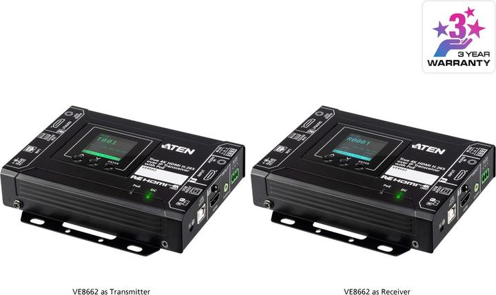 Aten VE8662 True 4K HDMI Over IP Transceiver