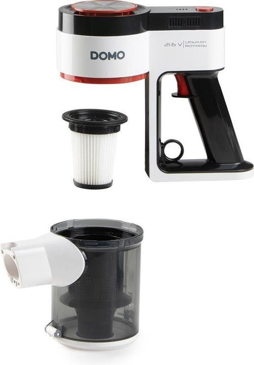 Actual product image Domo BLCD Clean Star DO242SV cordless handheld hoover 21.6V cyclone technology