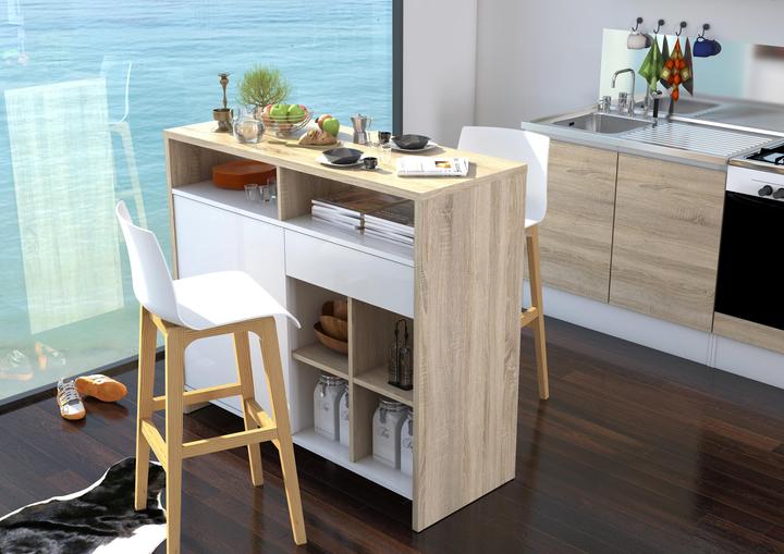 Actual product image Tvilum Bar (122 x 48 x 108.5 cm)