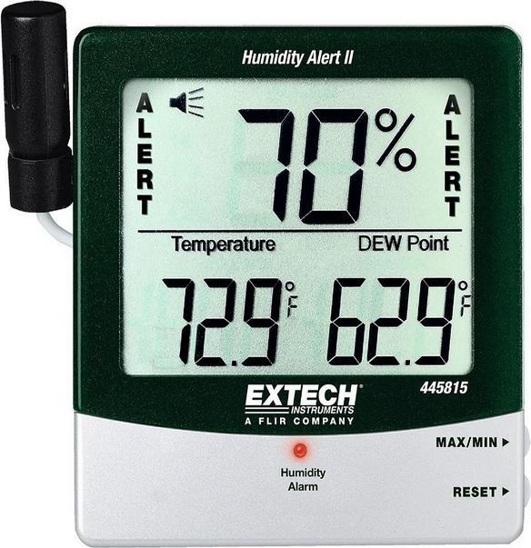 Actual product image Extech Thermo-hygrometer with humidity alarm, 10... 99%, -10... 60°C