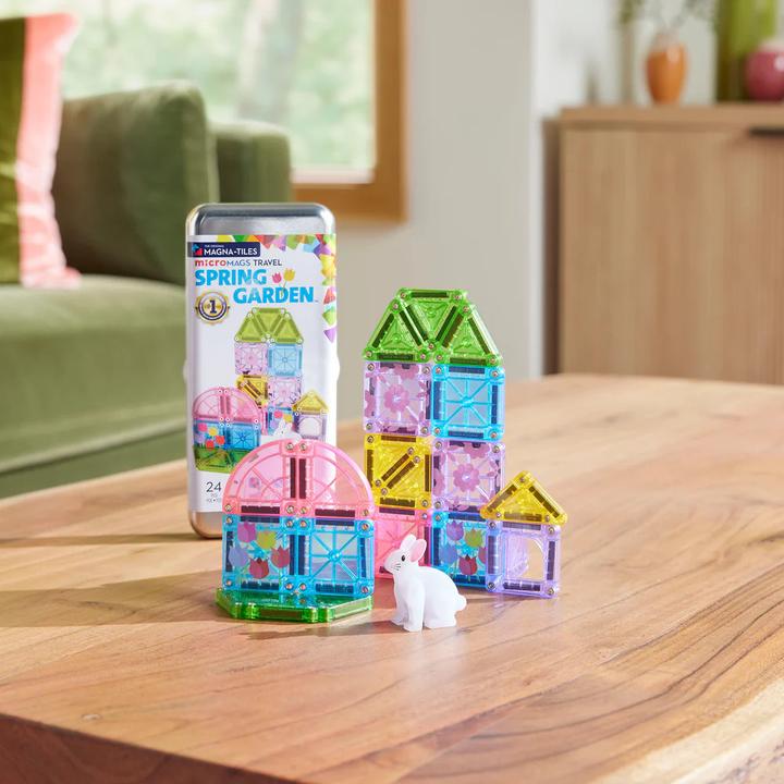 Productafbeelding Magna-Tiles MT Micromags Travel set "Spring Garden", 24 pcs