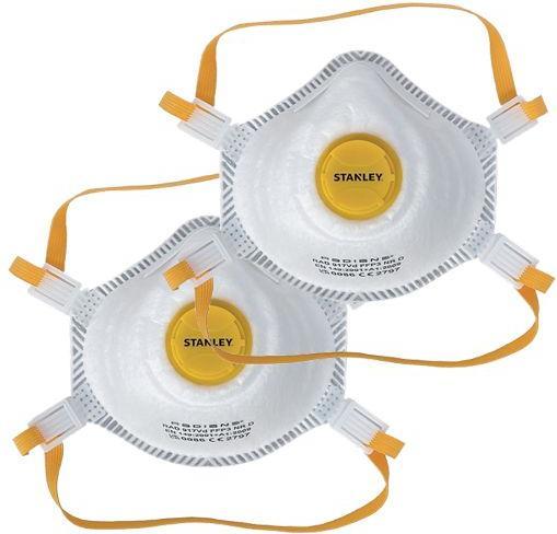Produktbild Stanley SYFFP32PKB EU FFP3 Einweg-Staubmaske 2 Stück (FFP3, 2 x)
