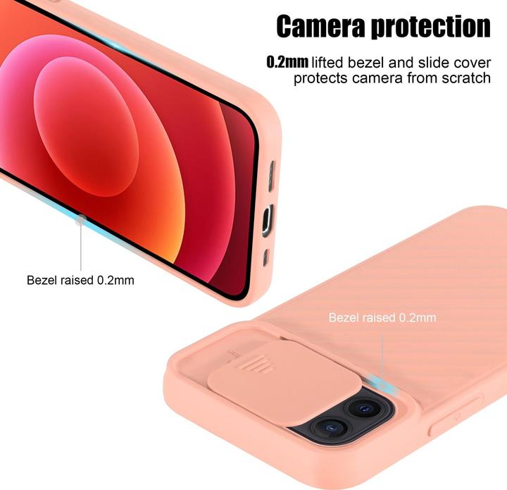 Actual product image Cadorabo TPU cover with camera protection (Apple iPhone 12 mini)