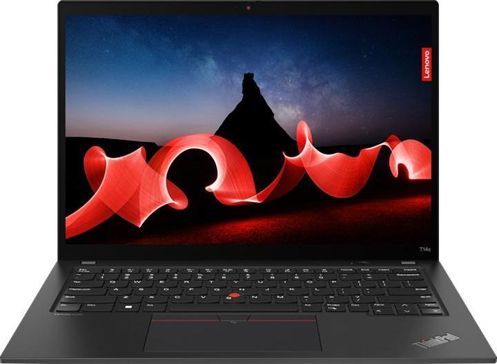 Actual product image Lenovo ThinkPad T14s Gen 4 (14", 1000 GB, 32 GB, DE, Intel Core i7-1355U)
