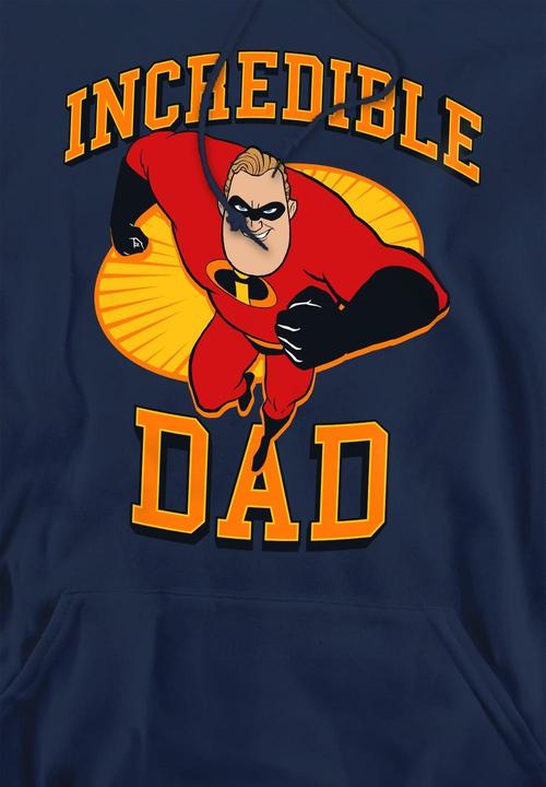 Immagine prodotto Incredible Dad Felpa con Cappuccio Uomo (XXL)
