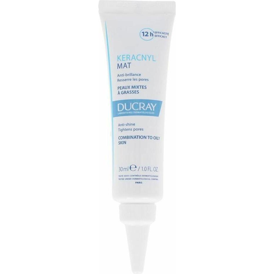Ducray, Crema viso, Keracnyl Crema opacizzante matujący krem do cery tłustej i trądzikowej 30ml (30 ml, Crema da giorno)