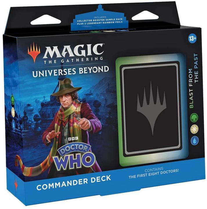 Actual product image Magic the Gathering Universes Beyond: Doctor Who présentoir decks Commander (4) *ANGLAIS* (English, Commander)