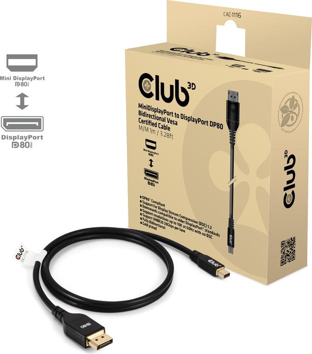 Produktbild Club 3D Mini DP — DisplayPort (1 m)