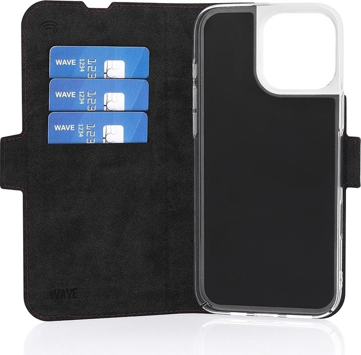 Actual product image Wave BookCase for iPhone 16 Pro Max, MagSafe compatible, Smoky Sangria (Apple iPhone 16 Pro Max)