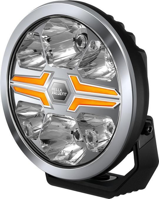 Produktbild Hella Runde LED-Verstraler mit Chromgehäuse und ECE-Zulassung