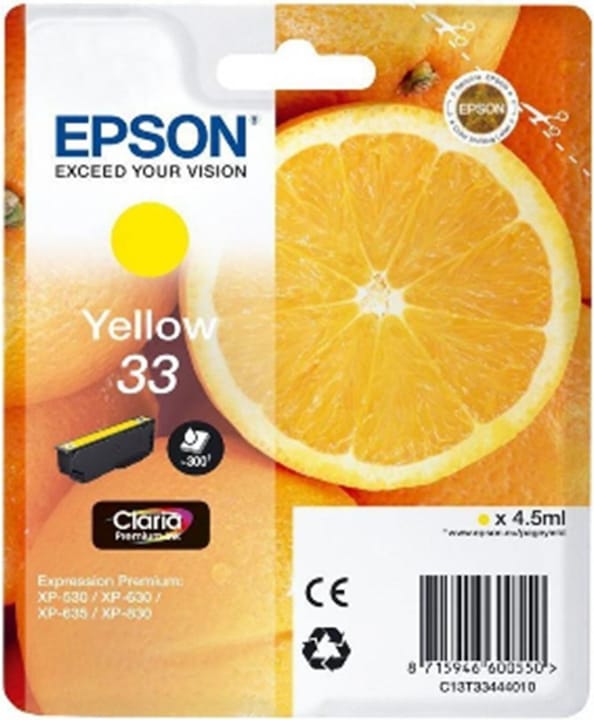 Produktbild Epson 33 Claria Premium (Y)