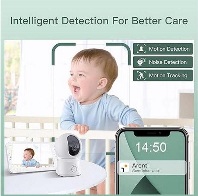 Image du produit Arenti Kit Alnanny BC12S (Babyphone Audio, Vidéo et audio, 100 m)