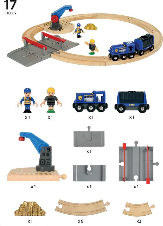 Produktbild Brio Polizei Goldtransport Set
