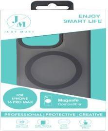 Actual product image Just Phone case Must, Apple iPhone 16 Pro Max, black (Apple iPhone 16 Pro Max)