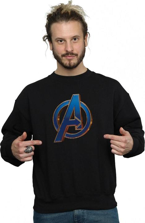Actual product image Mens Avengers Endgame Heroic Logo Cotton Sweatshirt (L)