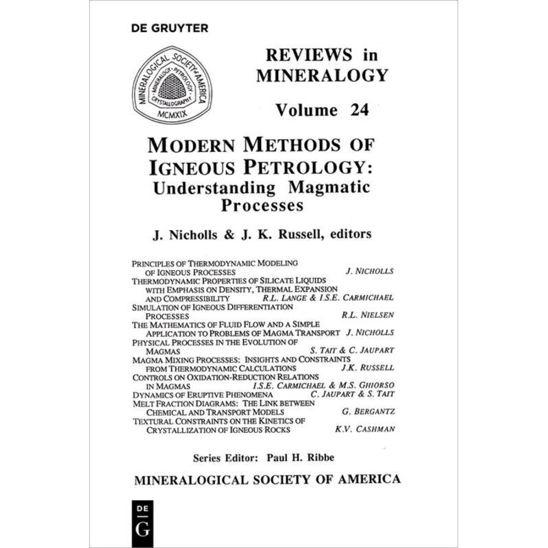 Modern Methods of Igneous Petrology, Fachbücher von James Nicholls, Kelly Russell
