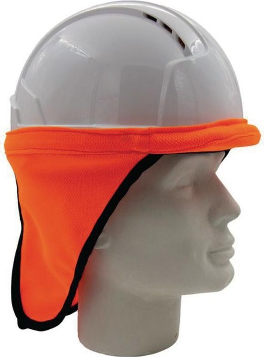 Actual product image Thomi Neck protection fluorescent orange