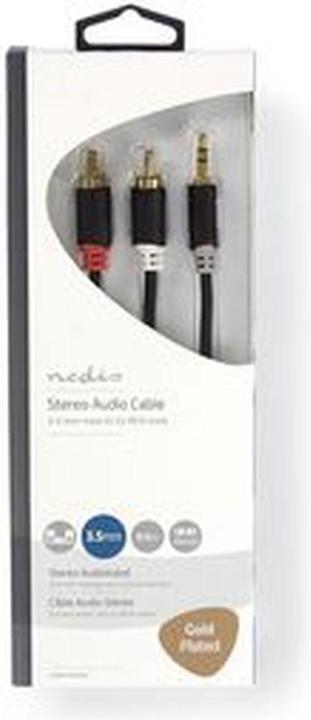 Actual product image Nedis Audio cable stereo jack plug 3.5 mm (0.50 m)