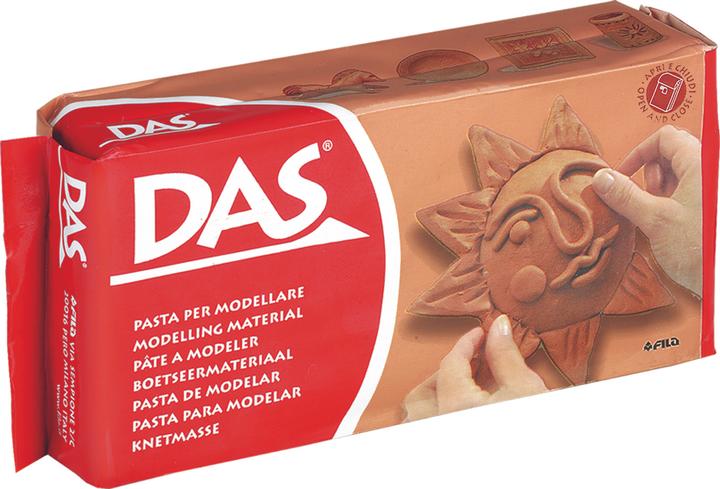 Actual product image Das Modelling clay terracotta
