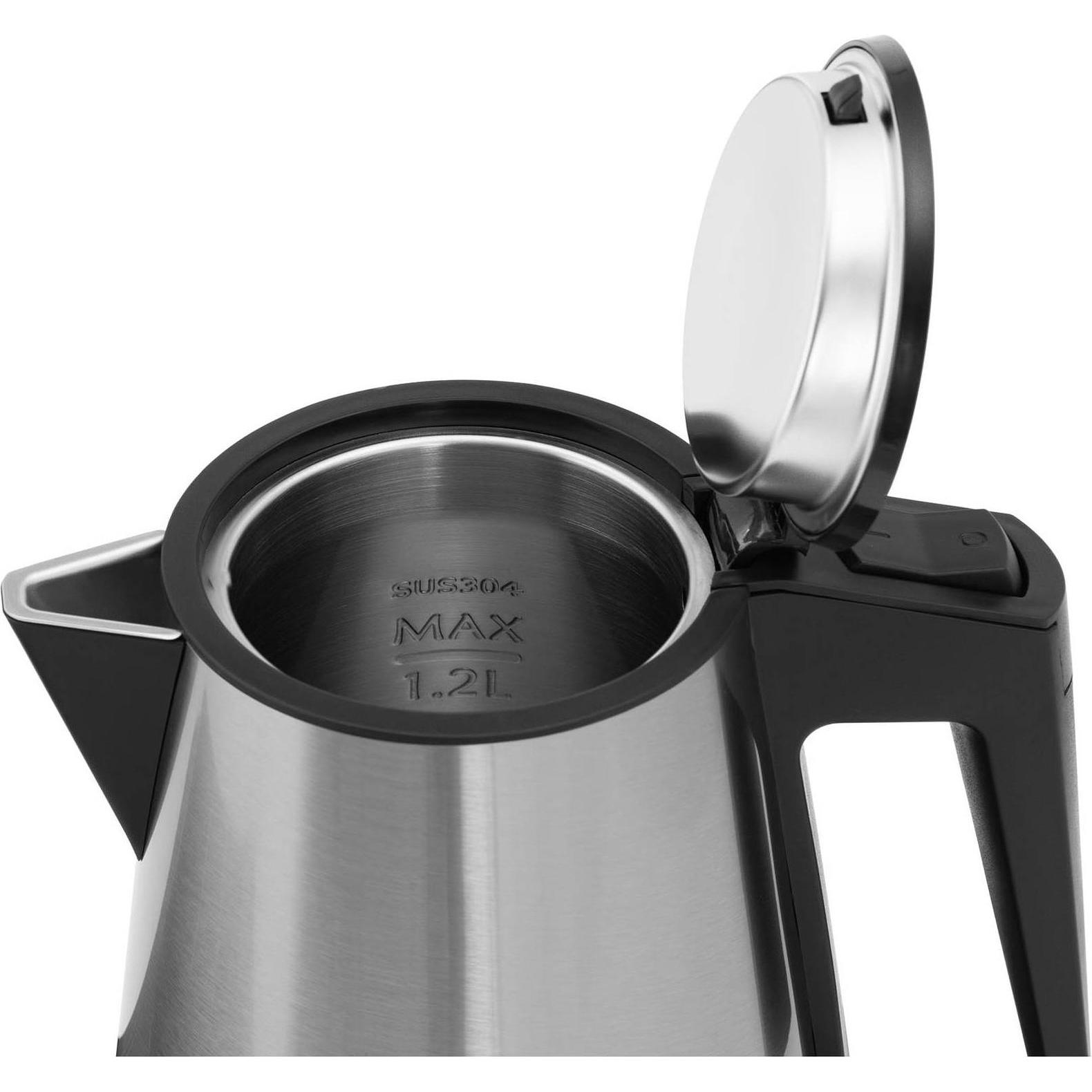 Thumbnail - Royal Catering Wasserkocher Kaffeestation Teestation 1,2 L 1800 W Edelstahl kabellos silbern, Wasserkocher, Silber