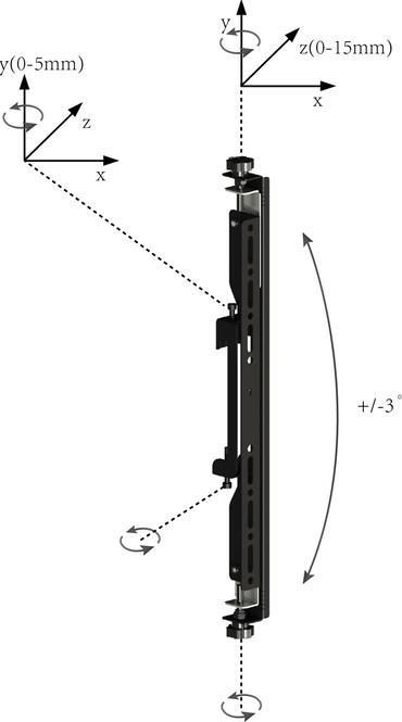 Image du produit Multibrackets Support Micro, 40" - 65", capacité de charge 30 kg